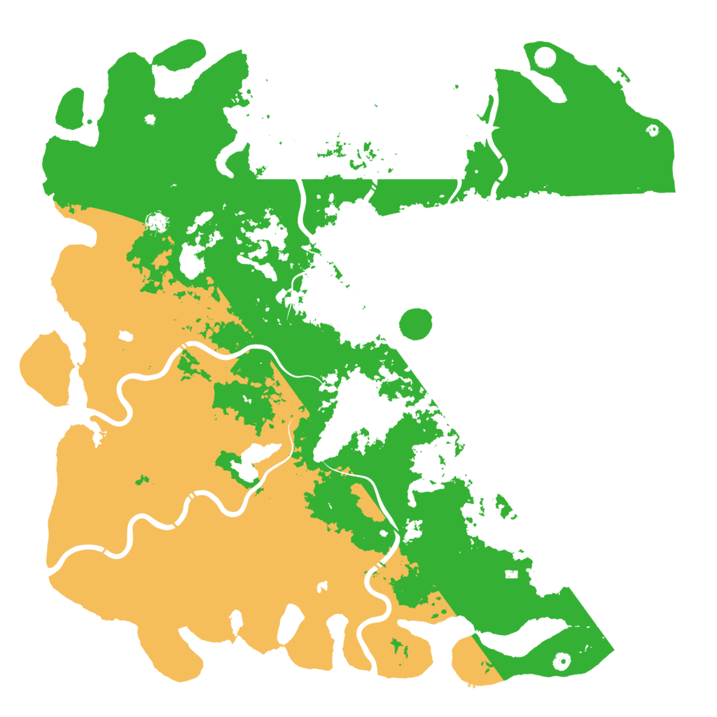 Biome Rust Map: Procedural Map, Size: 6000, Seed: 995903534