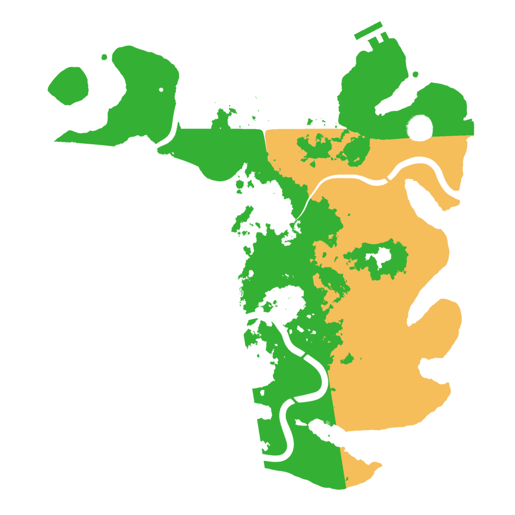 Biome Rust Map: Procedural Map, Size: 3500, Seed: 1167871138