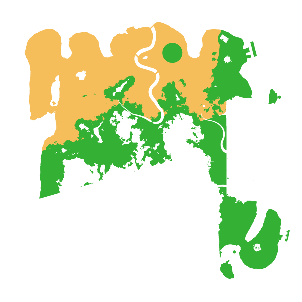 Biome Rust Map: Procedural Map, Size: 4000, Seed: 627725442