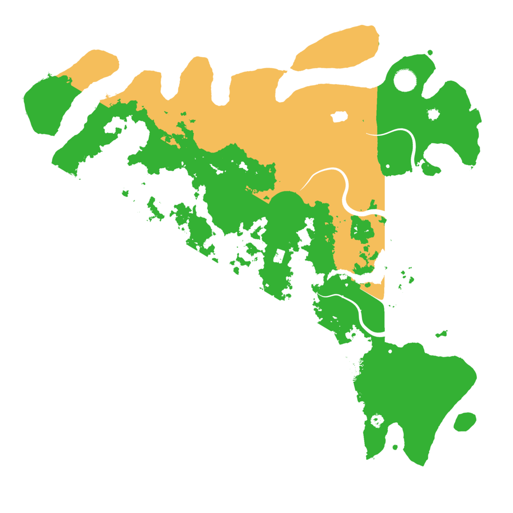 Biome Rust Map: Procedural Map, Size: 4000, Seed: 1297395344