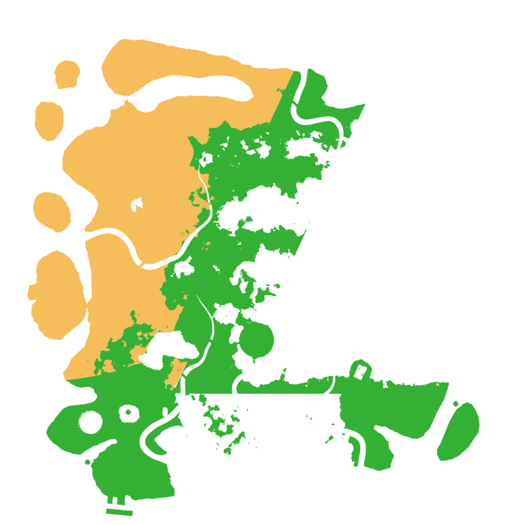 Biome Rust Map: Procedural Map, Size: 4000, Seed: 950071808