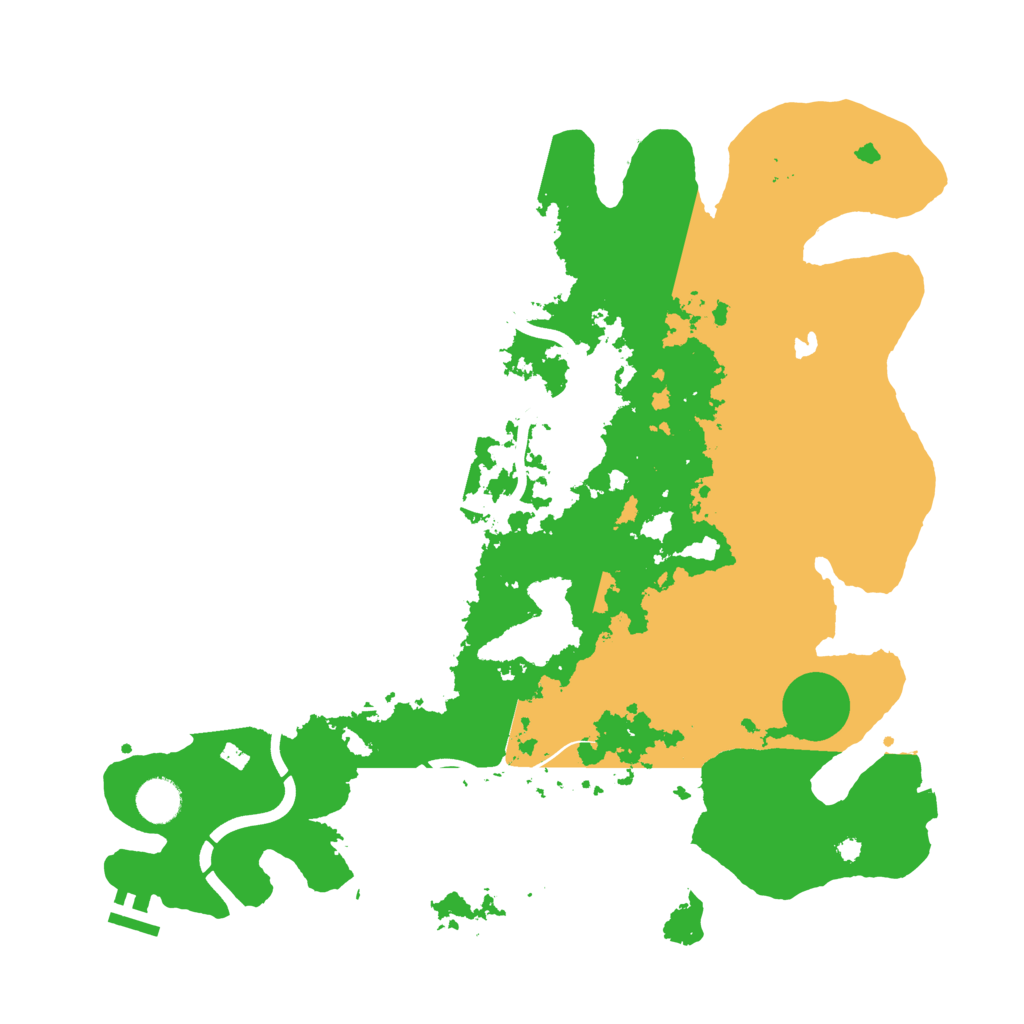 Biome Rust Map: Procedural Map, Size: 4000, Seed: 187256187