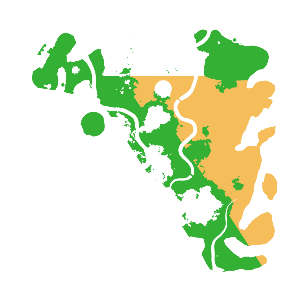 Biome Rust Map: Procedural Map, Size: 3500, Seed: 828122611