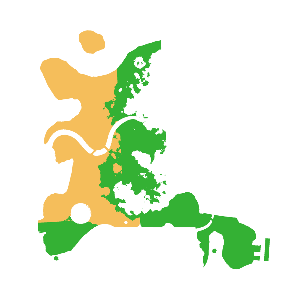 Biome Rust Map: Procedural Map, Size: 2700, Seed: 12654