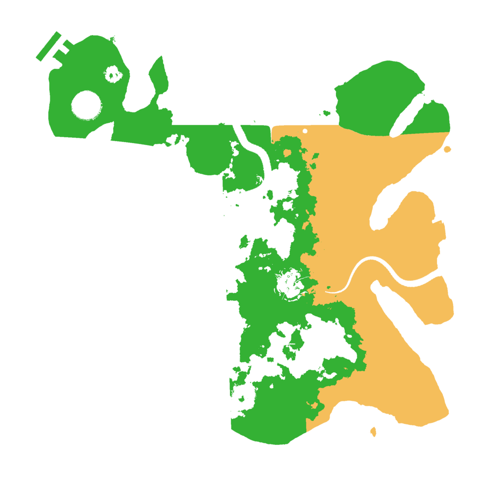 Biome Rust Map: Procedural Map, Size: 3000, Seed: 1897507005