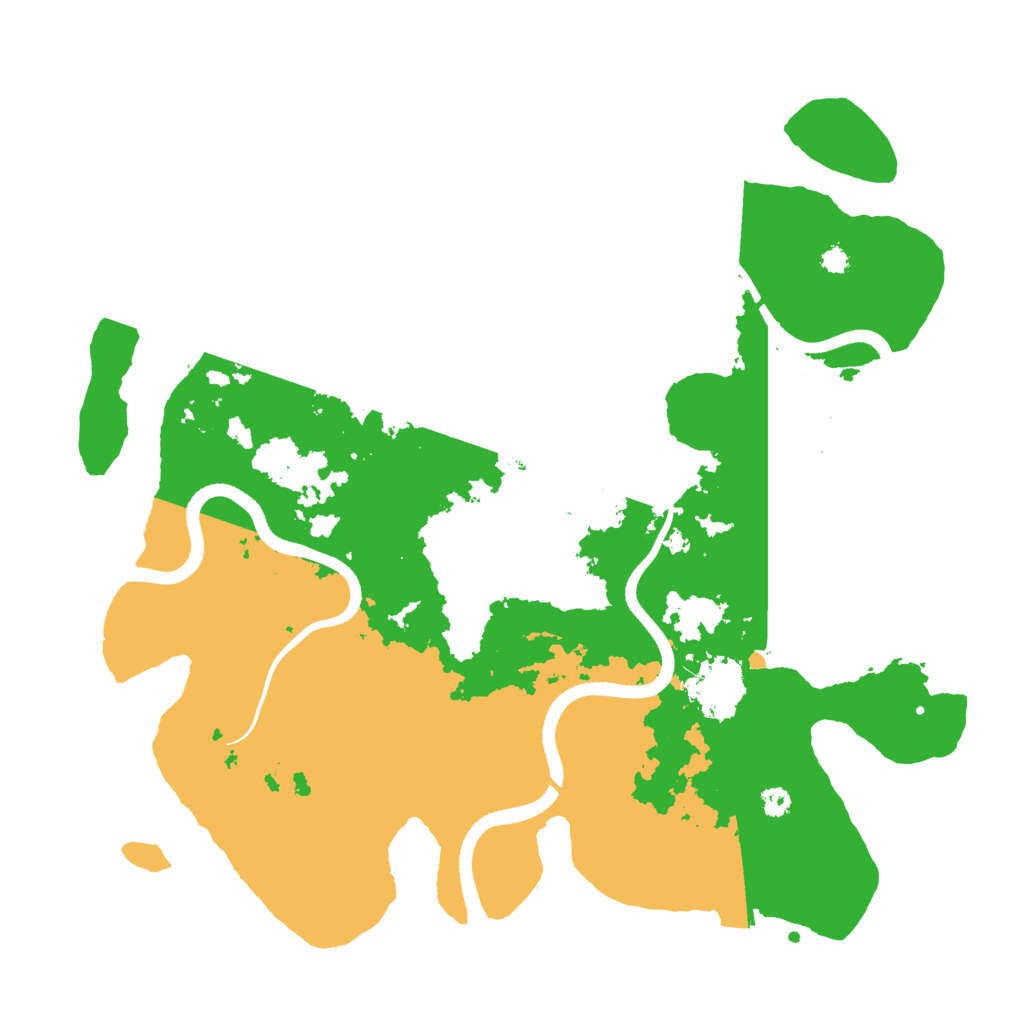 Biome Rust Map: Procedural Map, Size: 3500, Seed: 1367012209