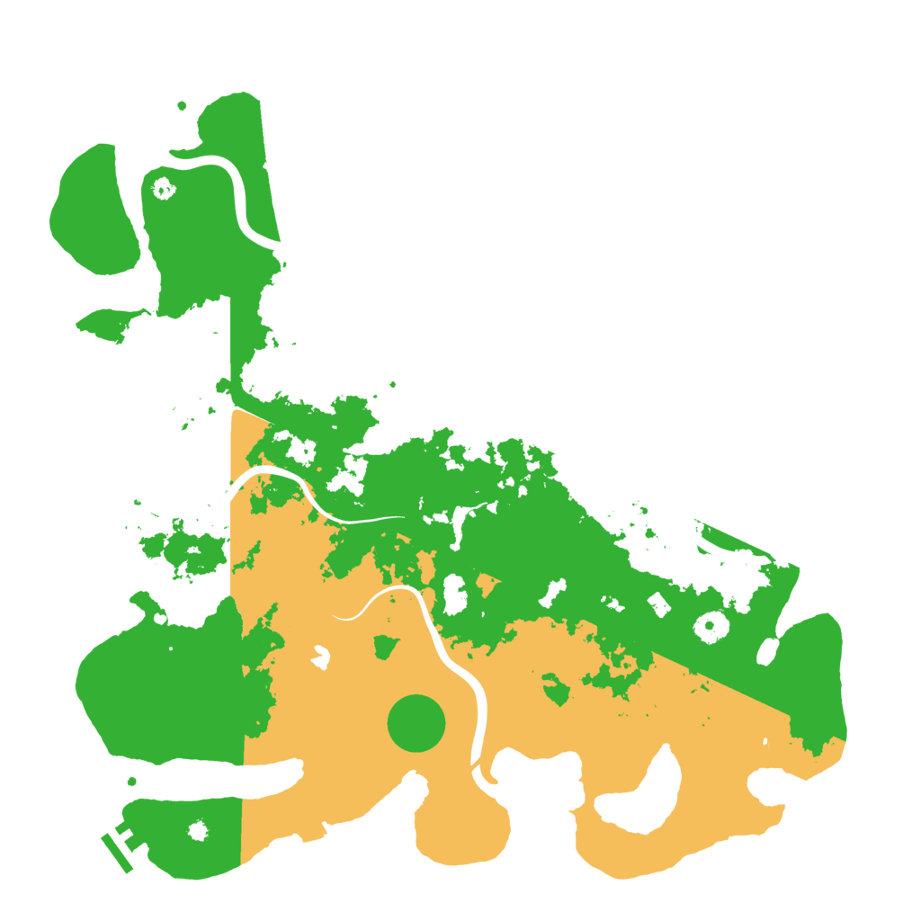 Biome Rust Map: Procedural Map, Size: 4200, Seed: 669078665