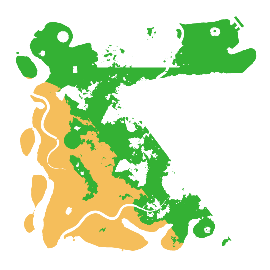 Biome Rust Map: Procedural Map, Size: 4250, Seed: 457888421