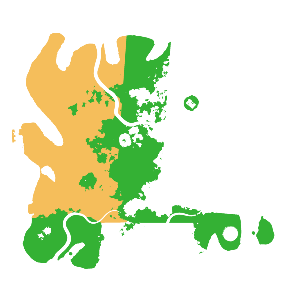 Biome Rust Map: Procedural Map, Size: 3500, Seed: 1603279419