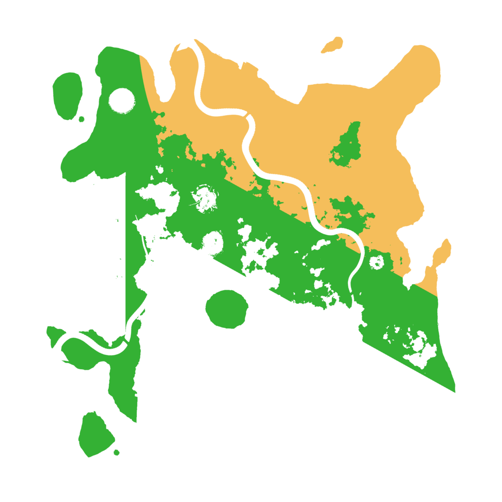 Biome Rust Map: Procedural Map, Size: 3500, Seed: 1491384967