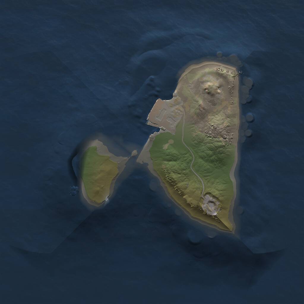 Rust Map: Procedural Map, Size: 1250, Seed: 1817835747, 1 Monuments
