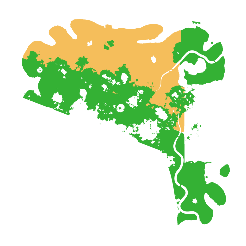 Biome Rust Map: Procedural Map, Size: 4500, Seed: 61388882