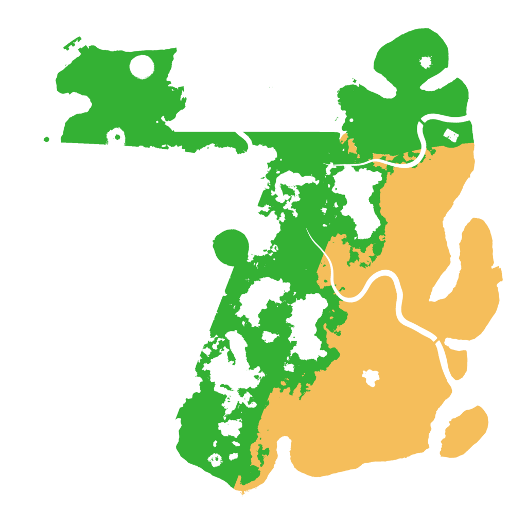 Biome Rust Map: Procedural Map, Size: 4000, Seed: 609695339