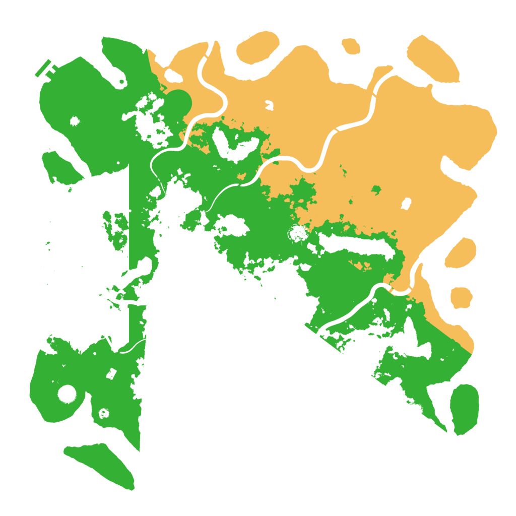 Biome Rust Map: Procedural Map, Size: 5000, Seed: 444641010