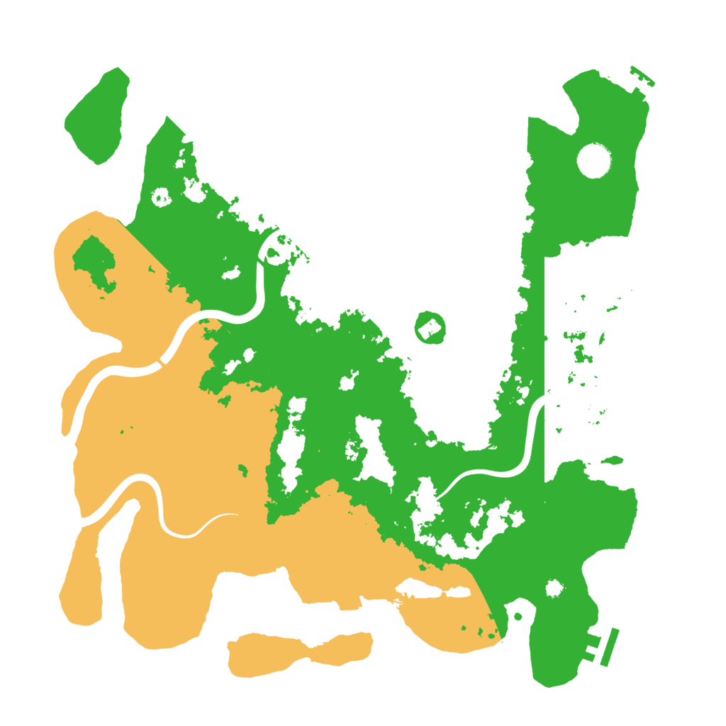 Biome Rust Map: Procedural Map, Size: 3750, Seed: 1160880820