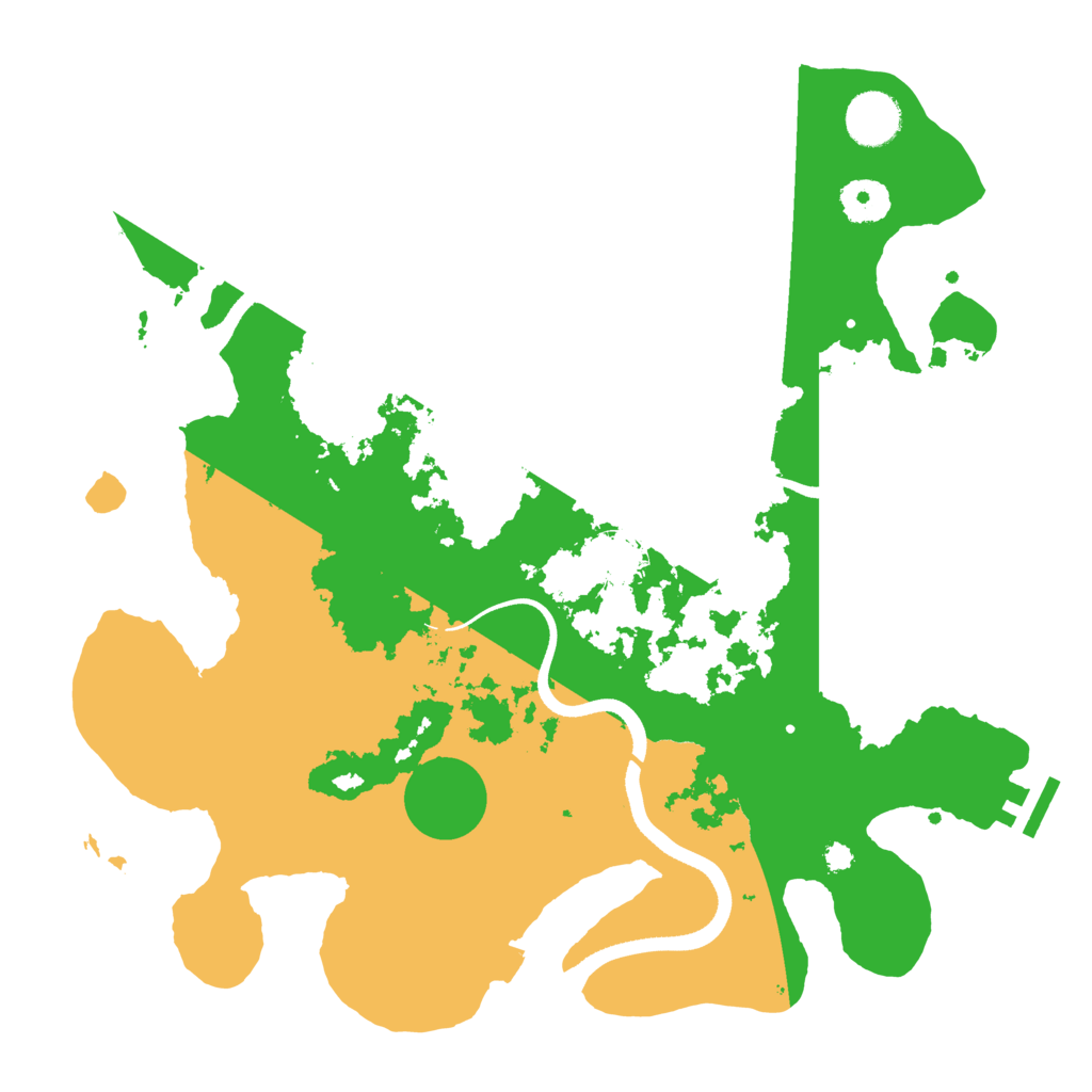 Biome Rust Map: Procedural Map, Size: 3500, Seed: 1235406572