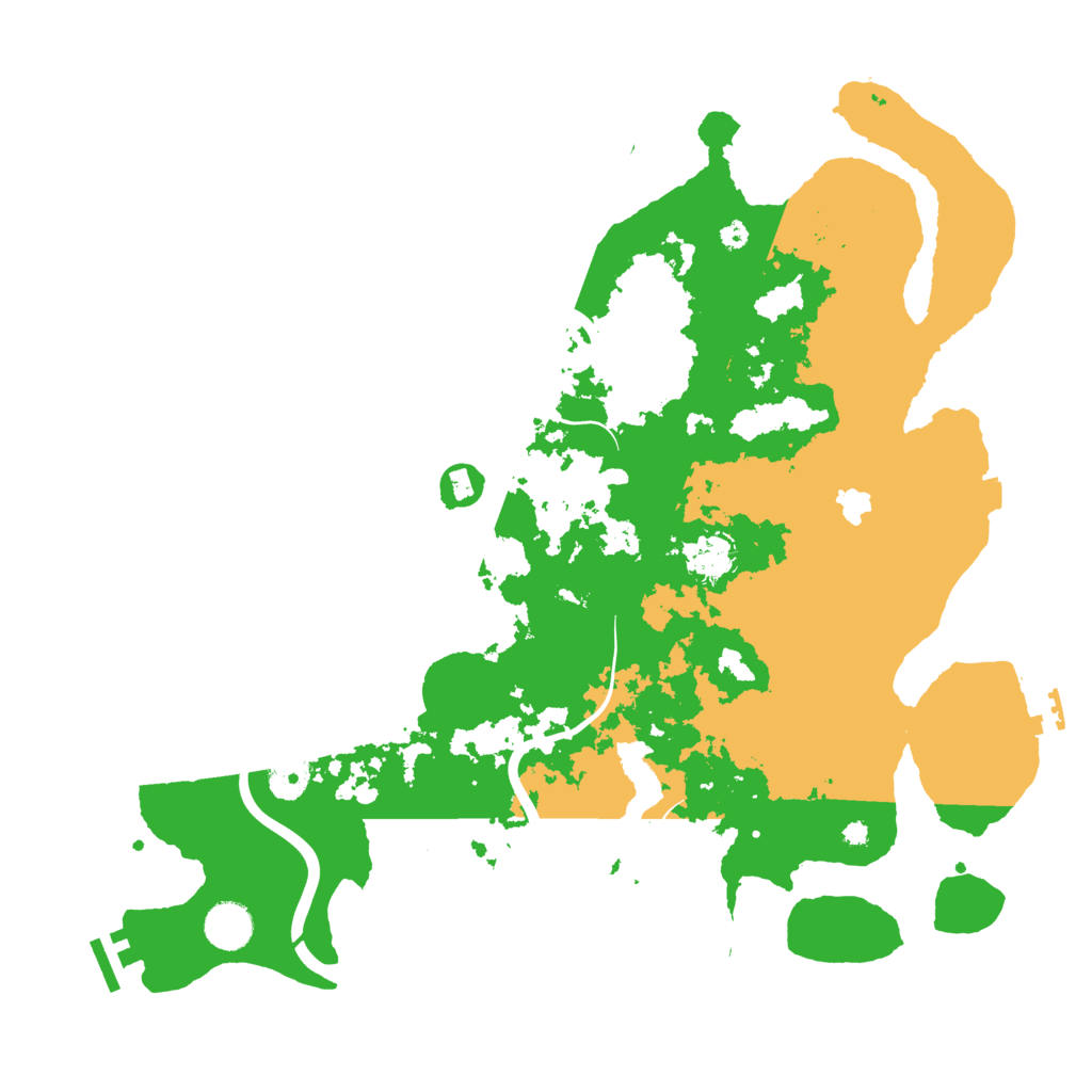 Biome Rust Map: Procedural Map, Size: 4000, Seed: 697599639