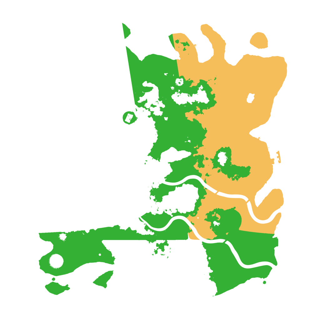 Biome Rust Map: Procedural Map, Size: 4000, Seed: 12954634