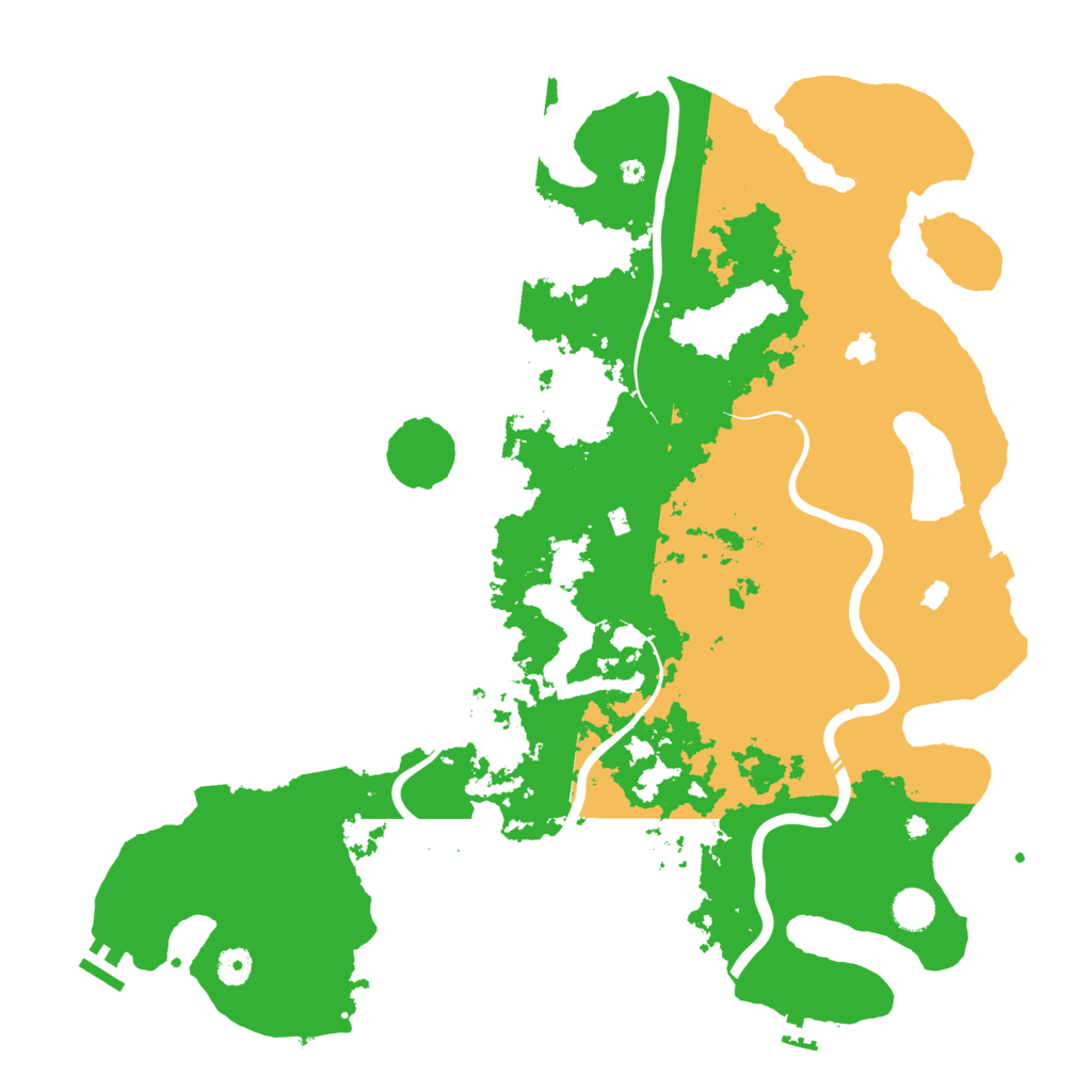Biome Rust Map: Procedural Map, Size: 4500, Seed: 180011175
