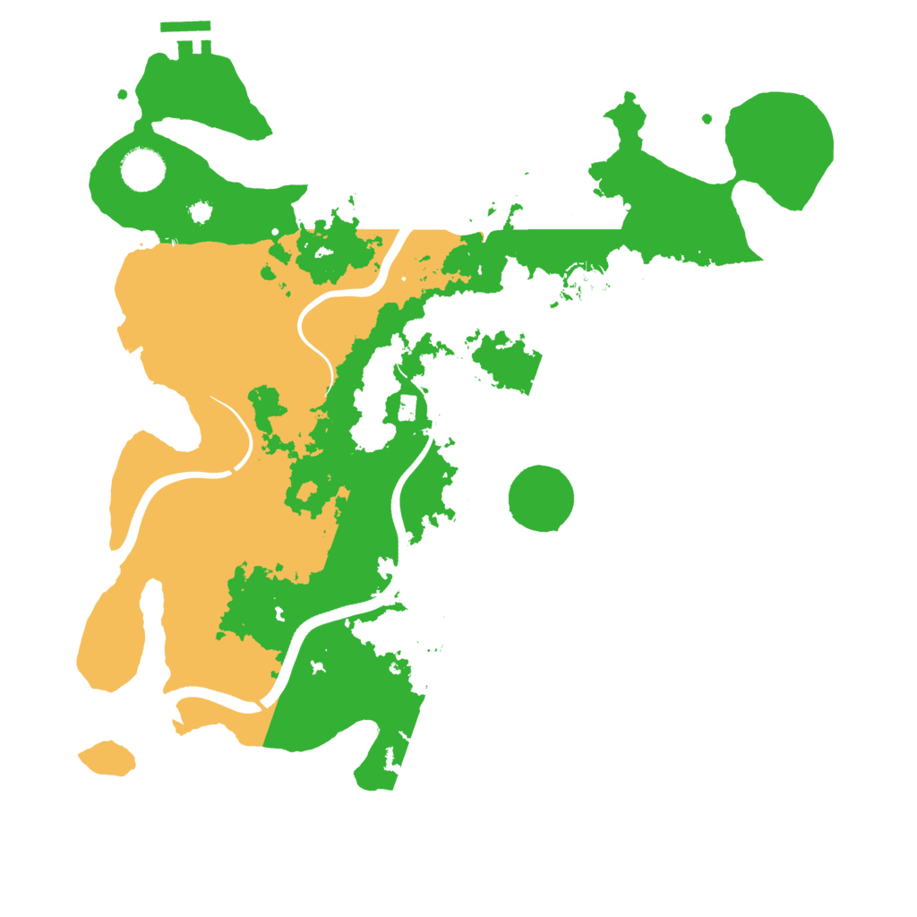 Biome Rust Map: Procedural Map, Size: 3700, Seed: 3502506