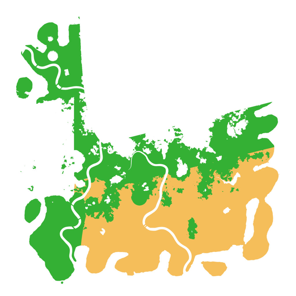 Biome Rust Map: Procedural Map, Size: 5090, Seed: 1