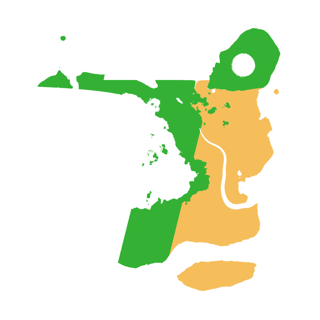 Biome Rust Map: Procedural Map, Size: 2500, Seed: 28387022