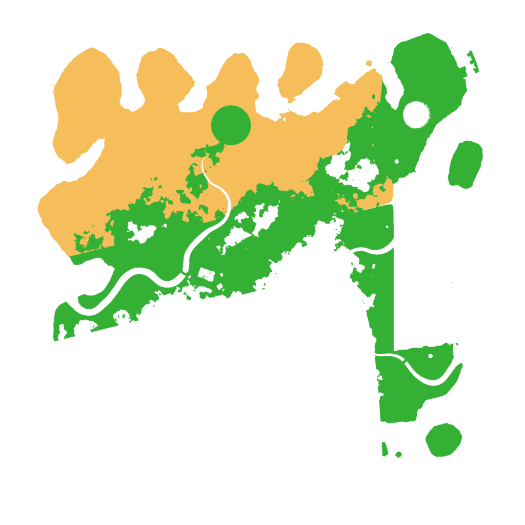 Biome Rust Map: Procedural Map, Size: 3500, Seed: 1466073841