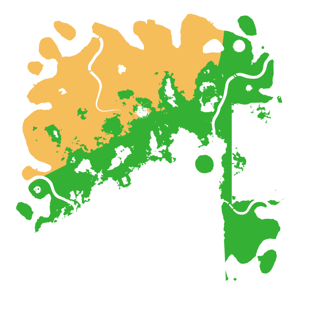 Biome Rust Map: Procedural Map, Size: 4500, Seed: 1220123309
