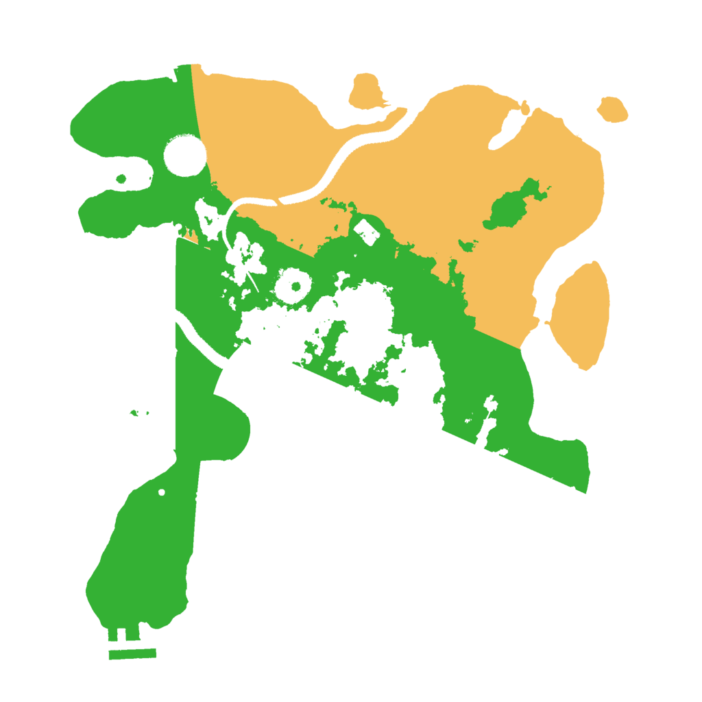 Biome Rust Map: Procedural Map, Size: 3000, Seed: 1850519593