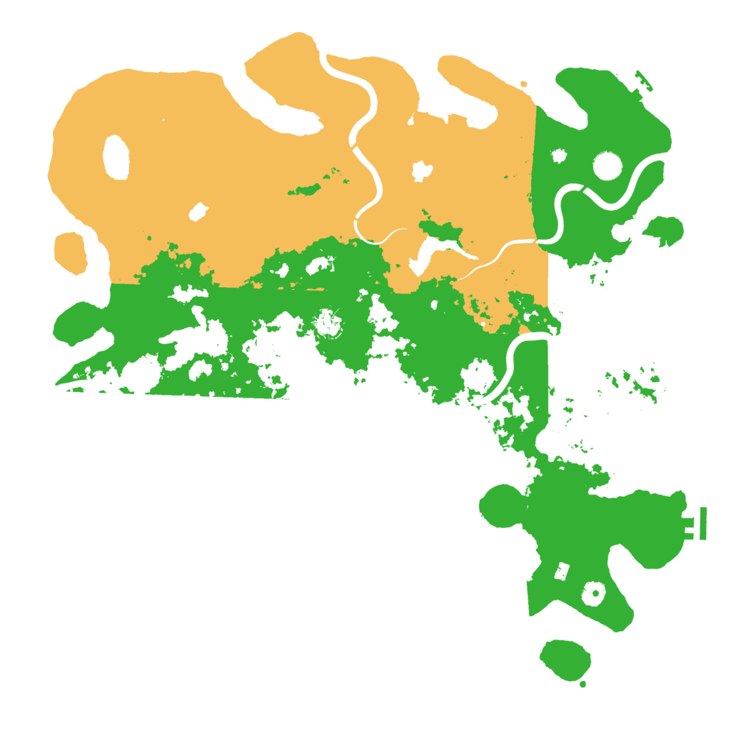 Biome Rust Map: Procedural Map, Size: 4500, Seed: 1805707655