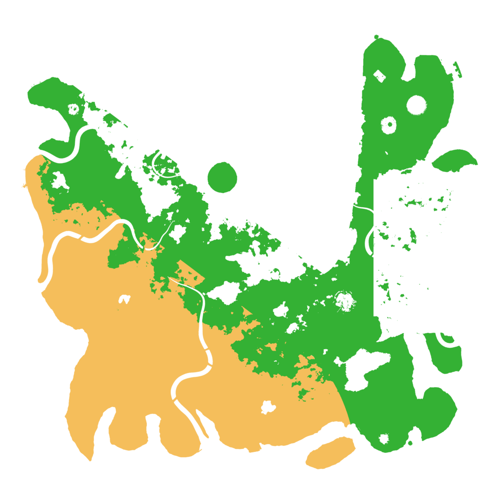 Biome Rust Map: Procedural Map, Size: 4500, Seed: 1271316689