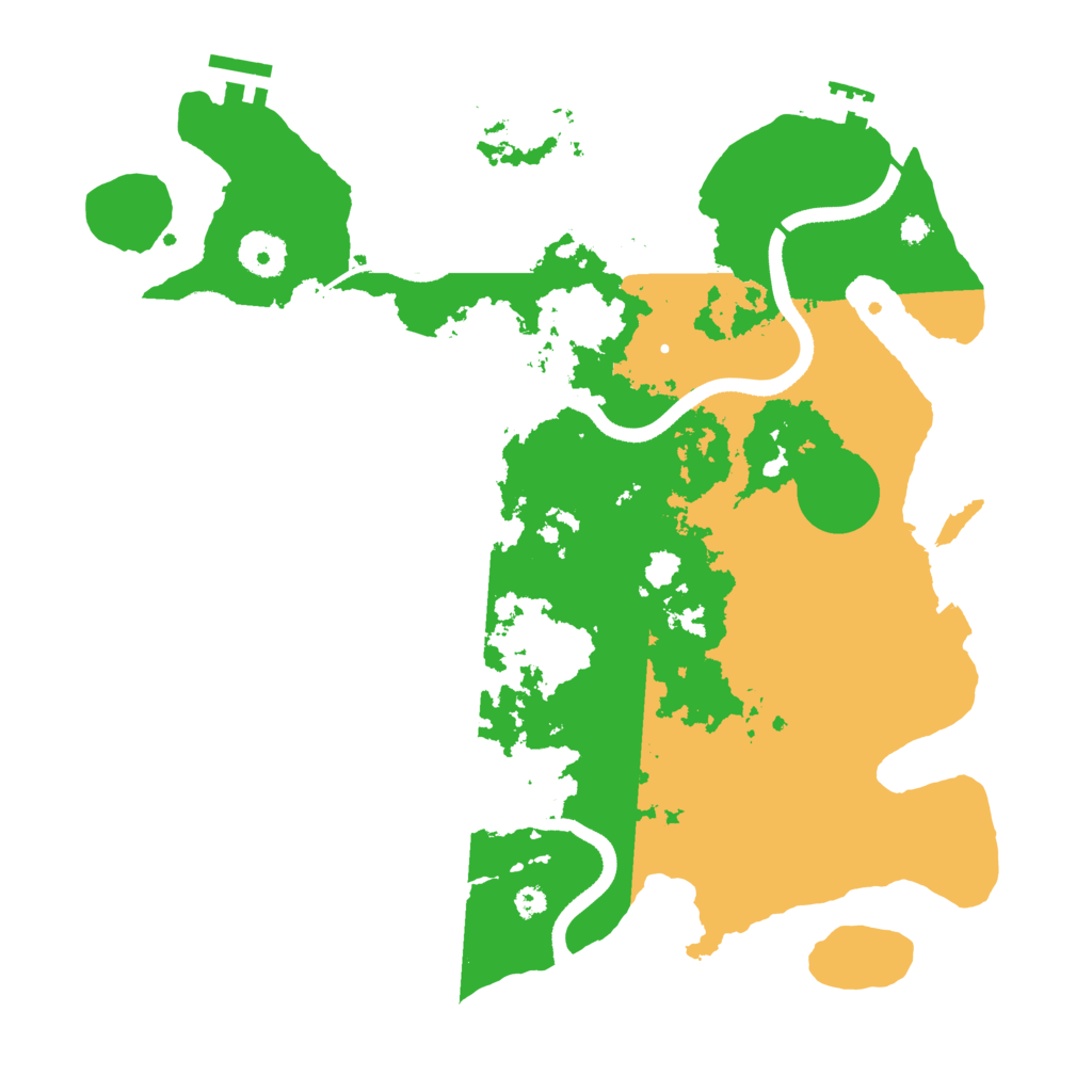 Biome Rust Map: Procedural Map, Size: 3500, Seed: 582510039