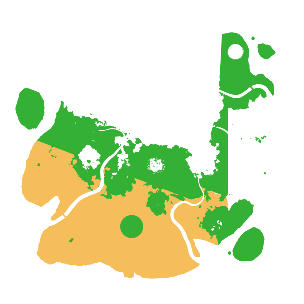 Biome Rust Map: Procedural Map, Size: 3500, Seed: 1936299038