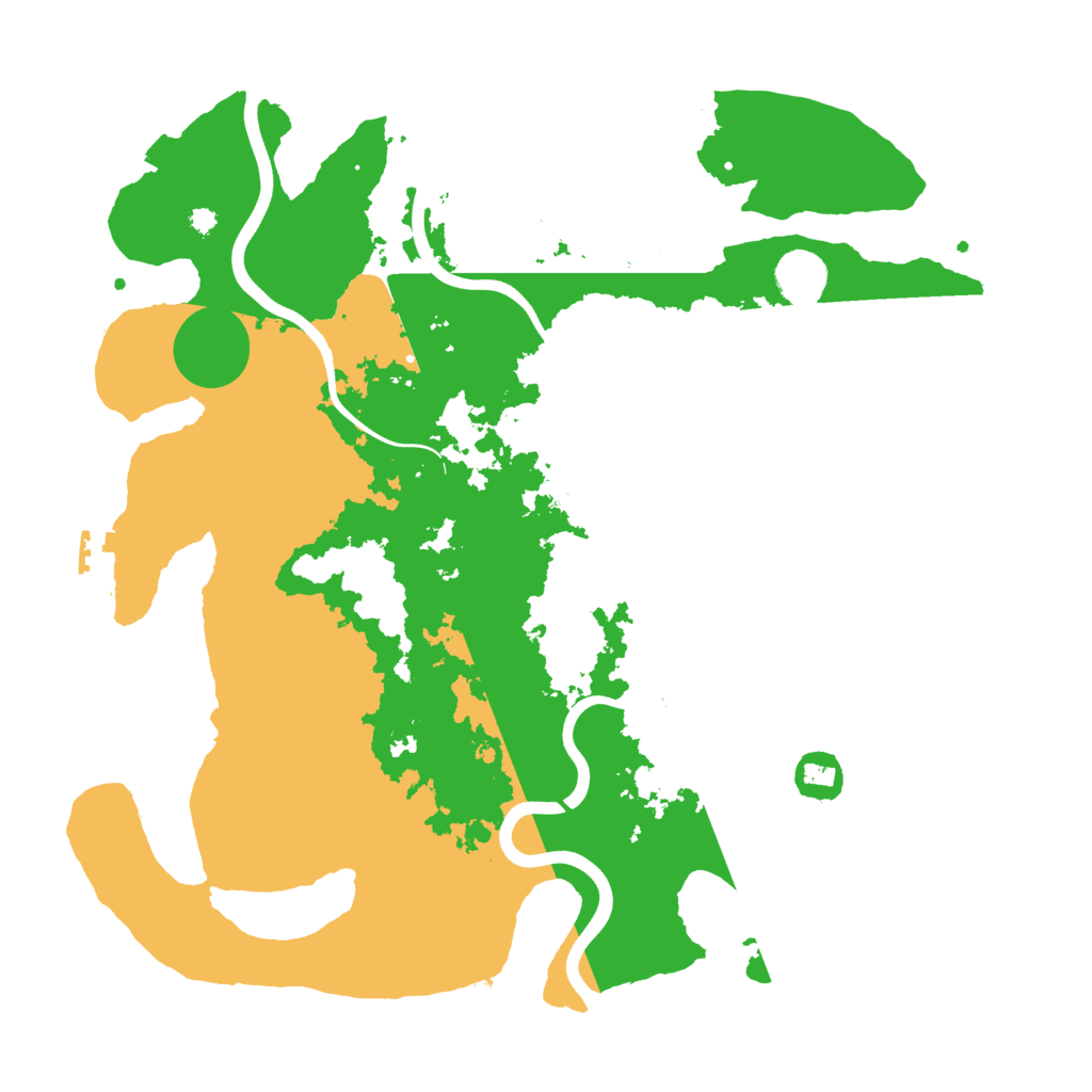 Biome Rust Map: Procedural Map, Size: 3800, Seed: 920732