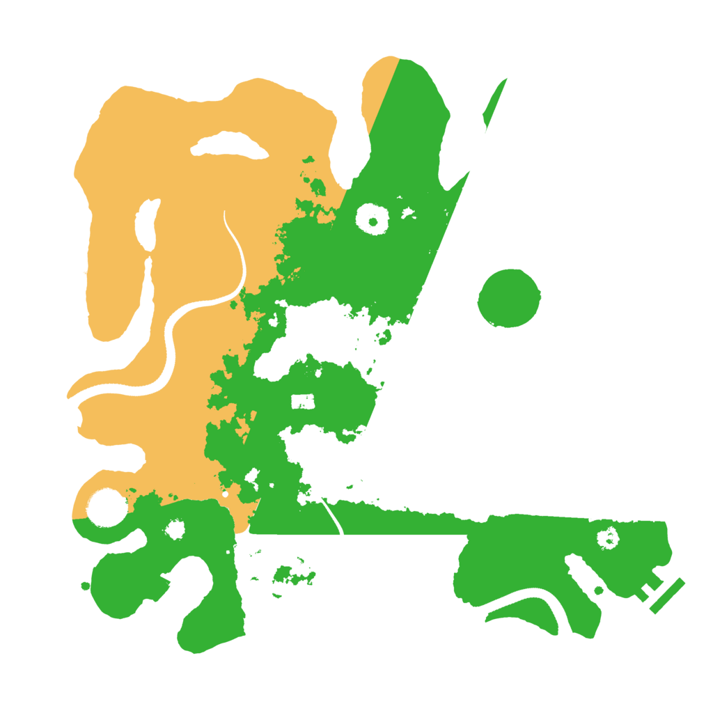 Biome Rust Map: Procedural Map, Size: 3300, Seed: 320399709