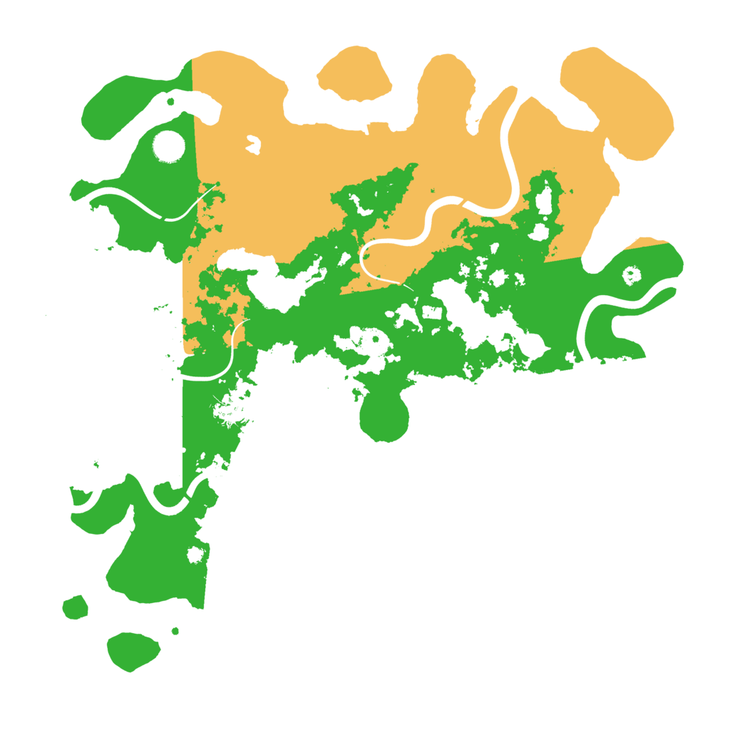 Biome Rust Map: Procedural Map, Size: 4000, Seed: 54872