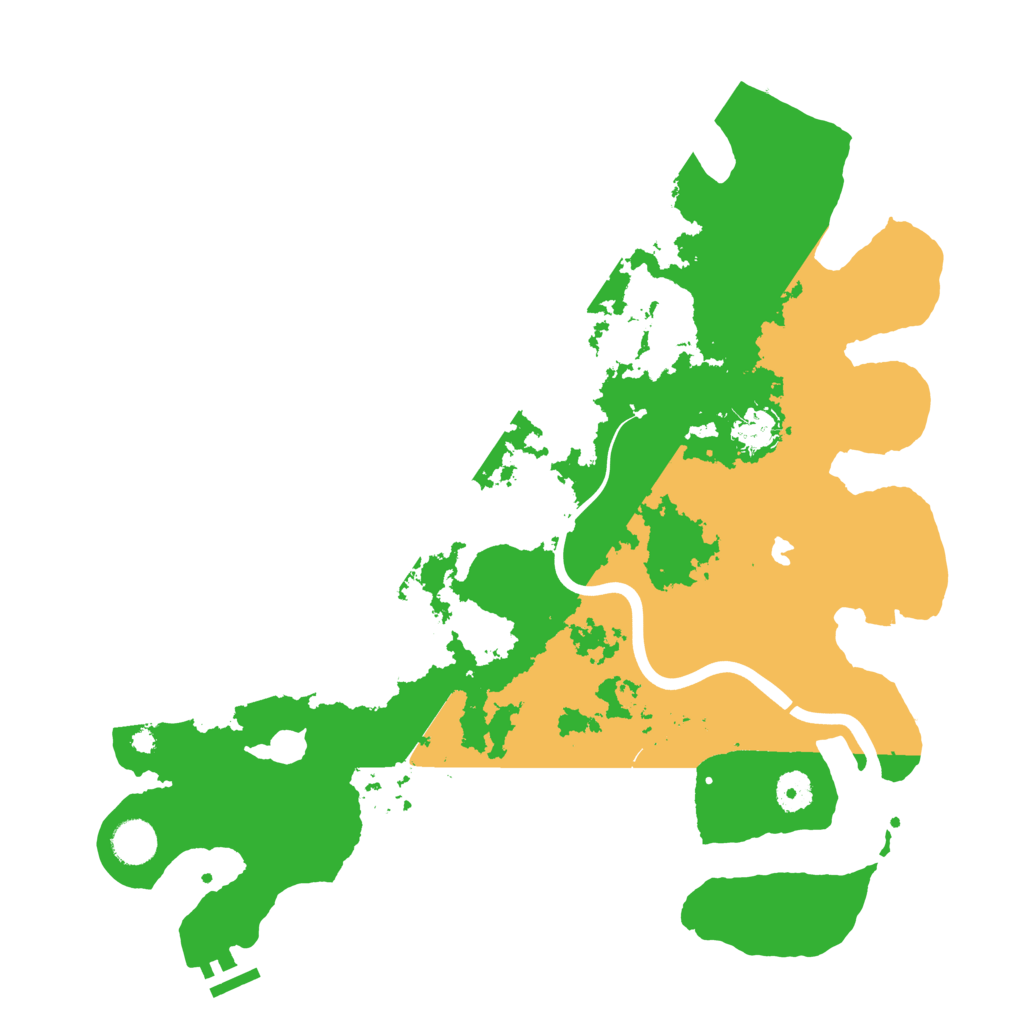 Biome Rust Map: Procedural Map, Size: 4000, Seed: 20250515