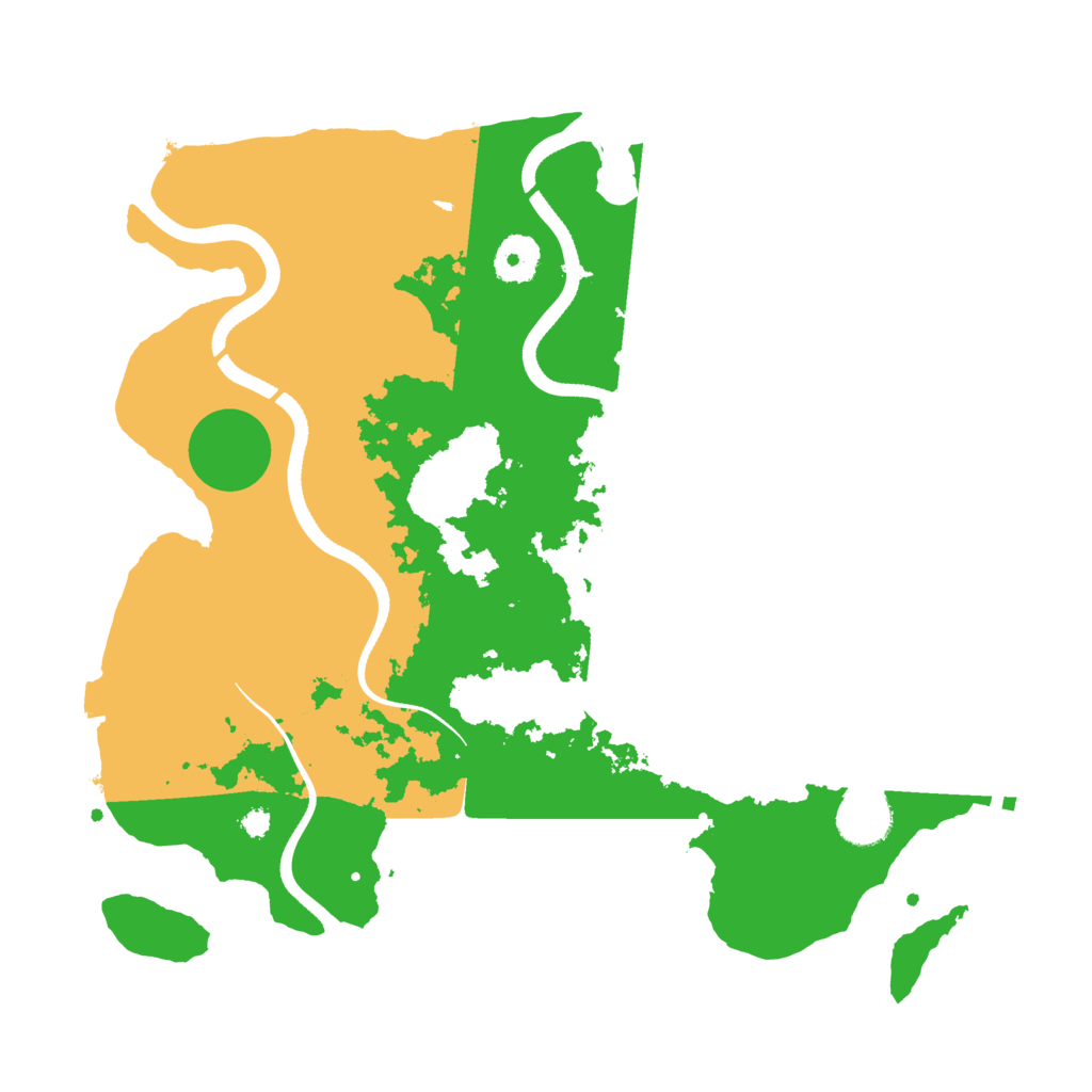 Biome Rust Map: Procedural Map, Size: 3500, Seed: 2108812172