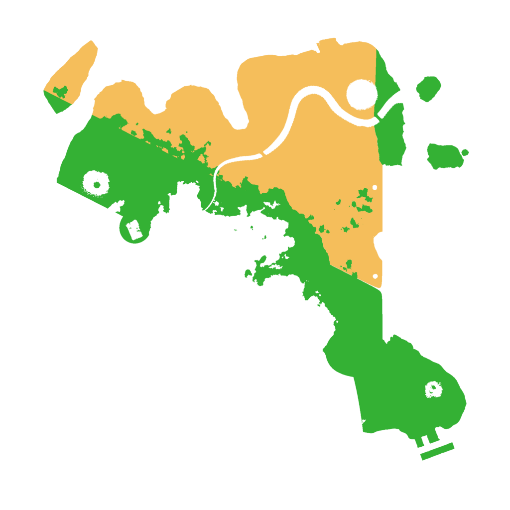 Biome Rust Map: Procedural Map, Size: 3000, Seed: 1730713287