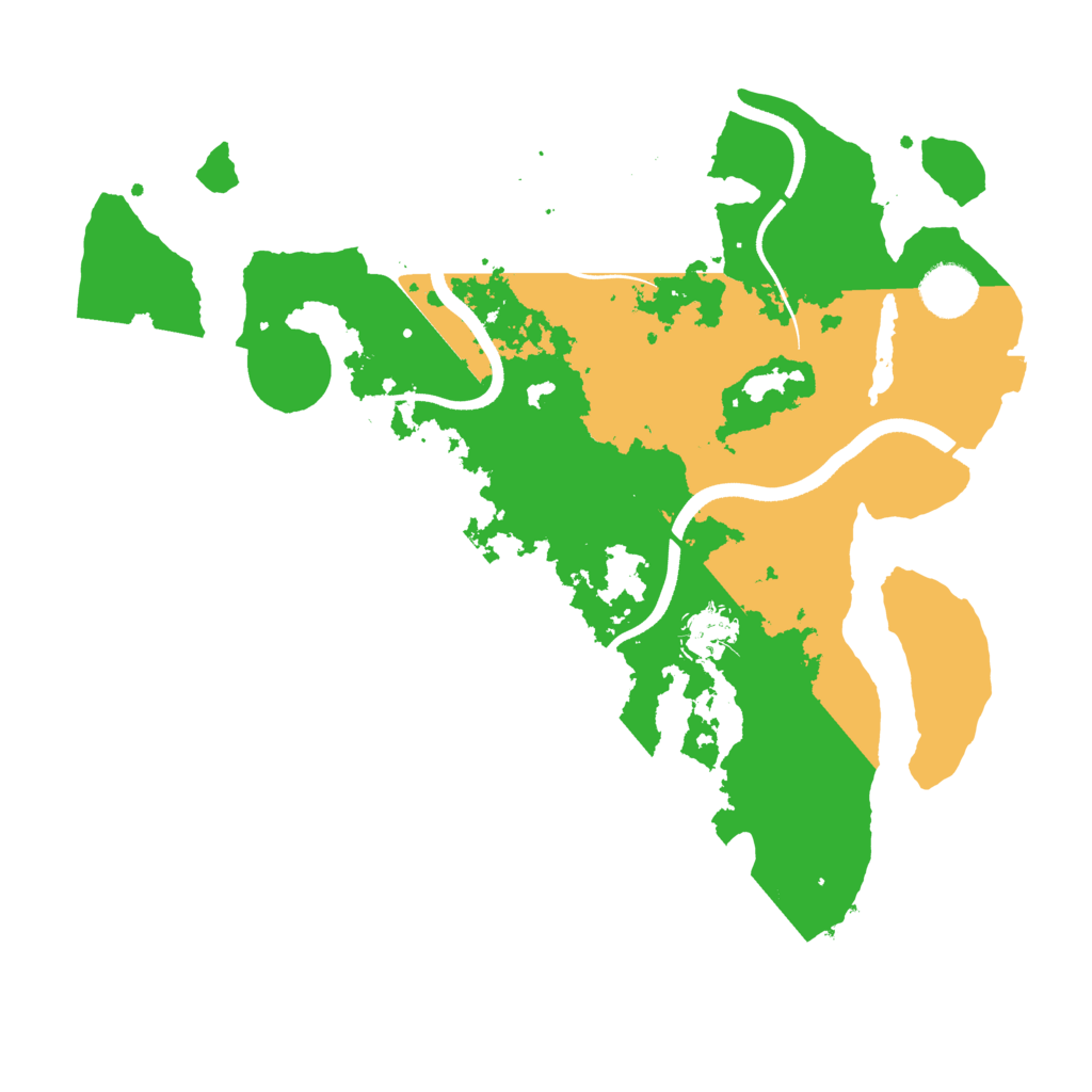 Biome Rust Map: Procedural Map, Size: 3500, Seed: 1398526452