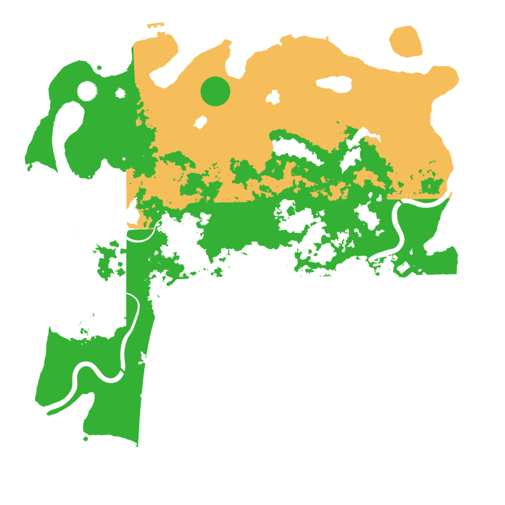 Biome Rust Map: Procedural Map, Size: 4500, Seed: 25251725