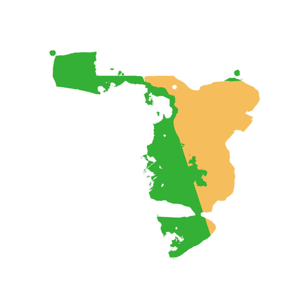 Biome Rust Map: Procedural Map, Size: 2000, Seed: 836226358