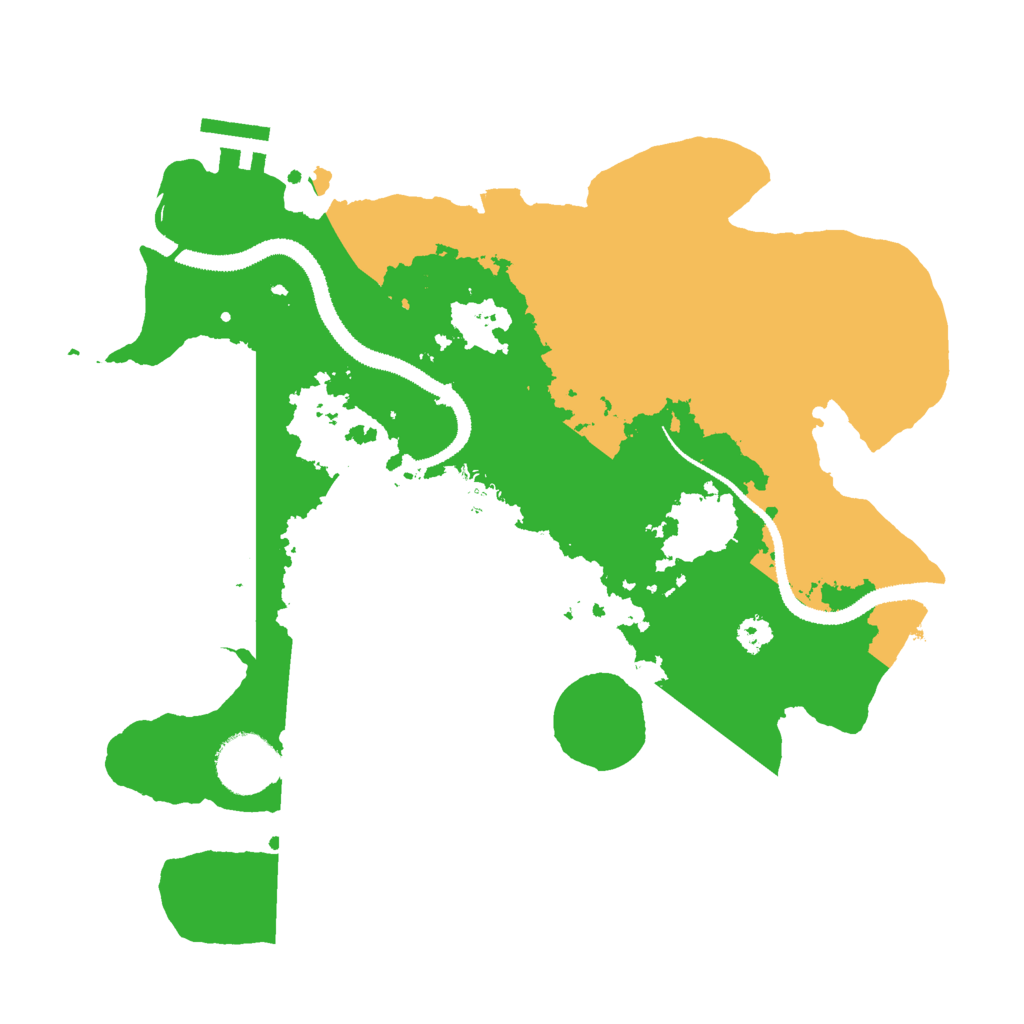 Biome Rust Map: Procedural Map, Size: 3000, Seed: 2144212473
