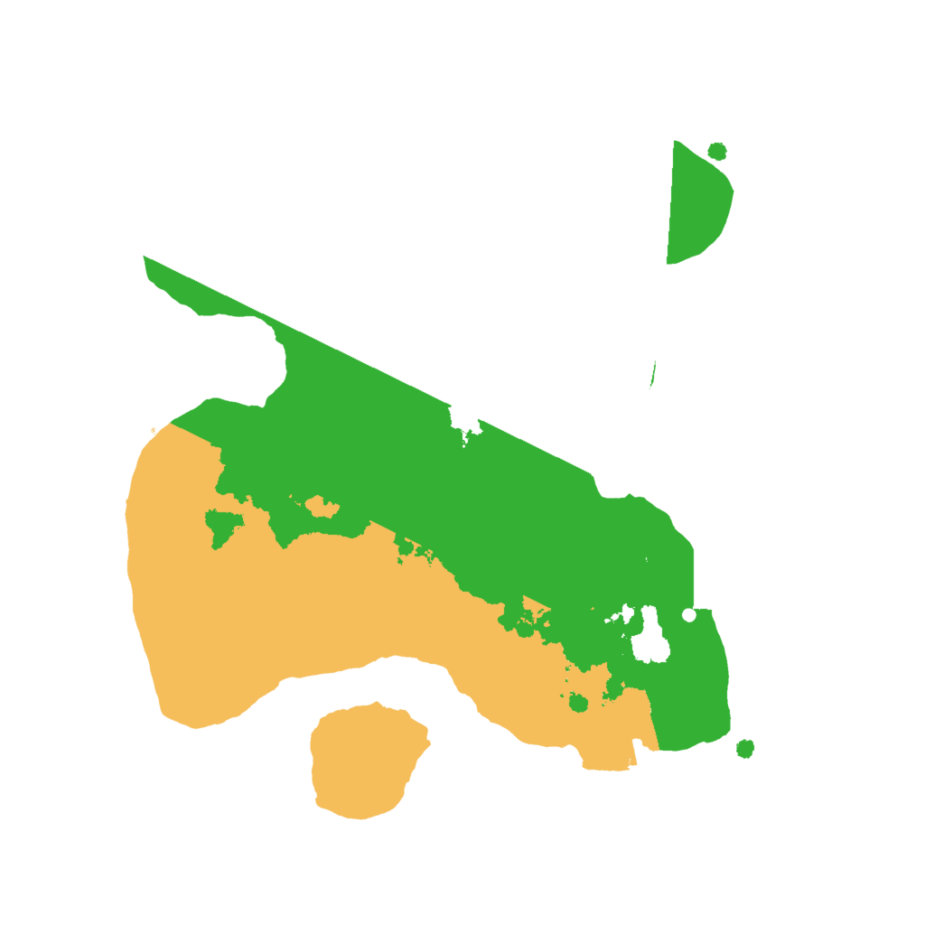 Biome Rust Map: Procedural Map, Size: 2000, Seed: 2053472107