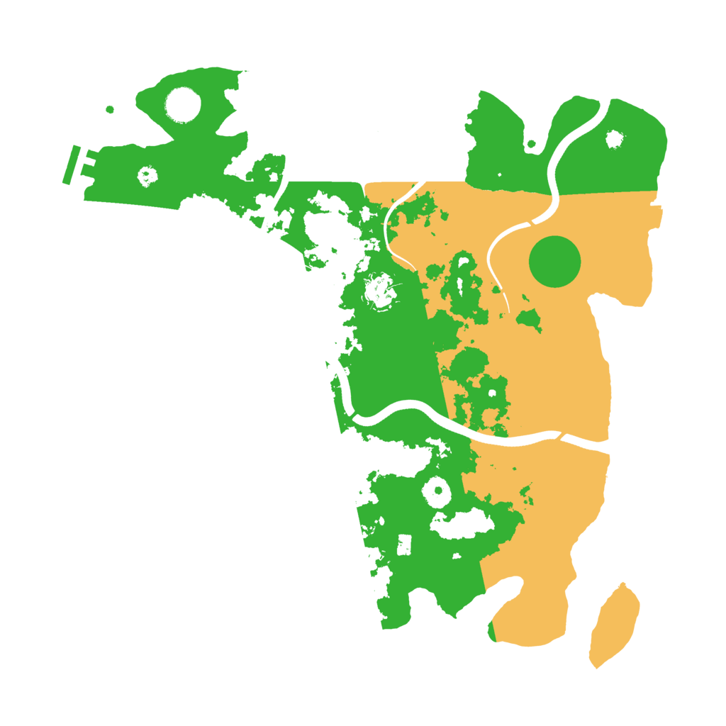 Biome Rust Map: Procedural Map, Size: 3700, Seed: 1726911226