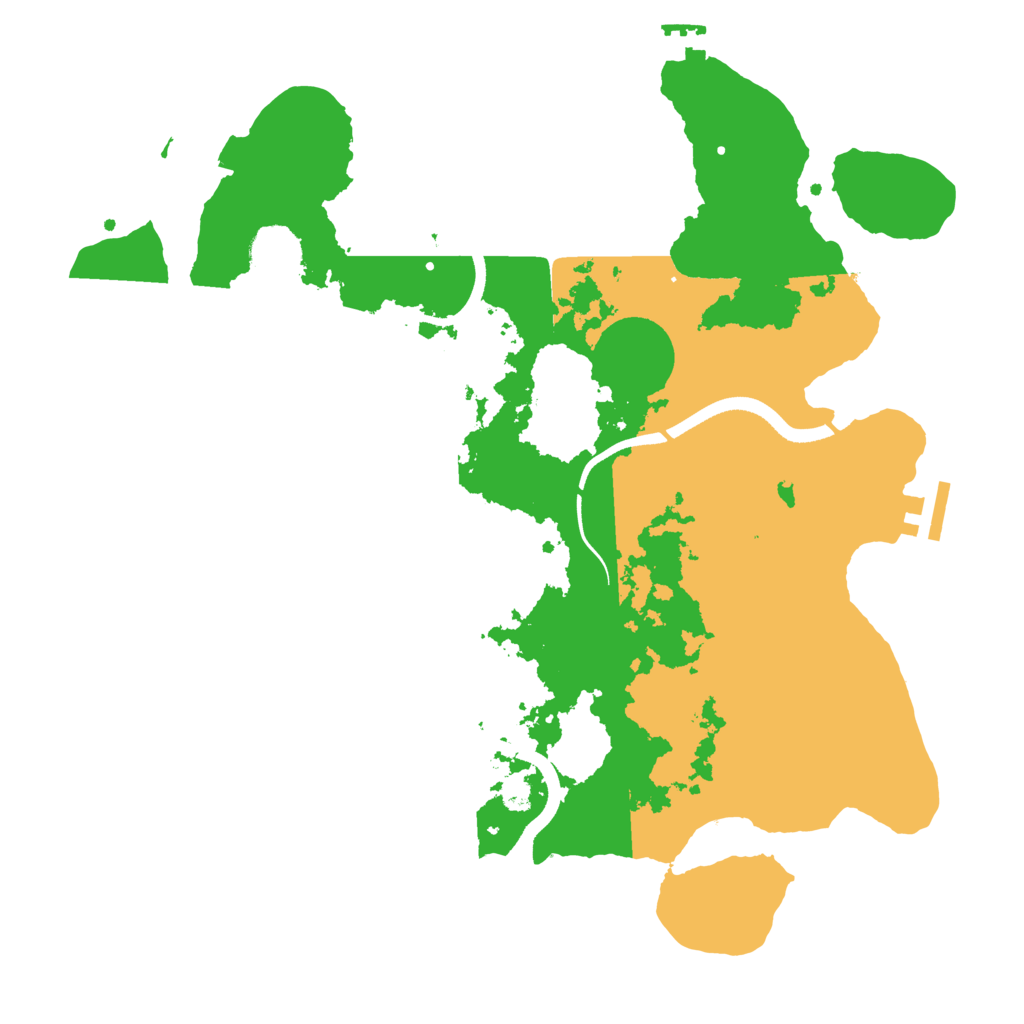 Biome Rust Map: Procedural Map, Size: 3500, Seed: 882083738
