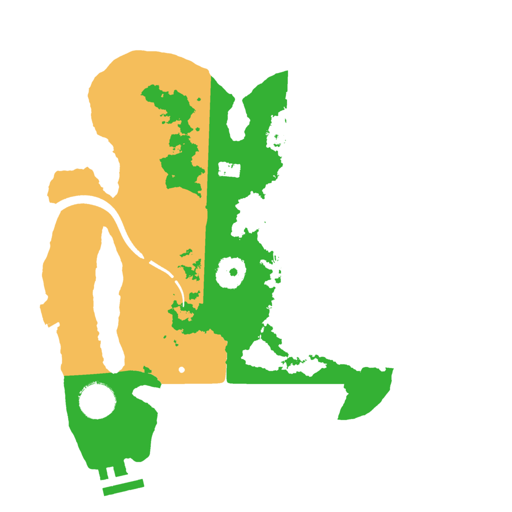 Biome Rust Map: Procedural Map, Size: 2500, Seed: 904368594