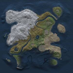 Thumbnail Rust Map: Procedural Map, Size: 2800, Seed: 1929872873, 9 Monuments