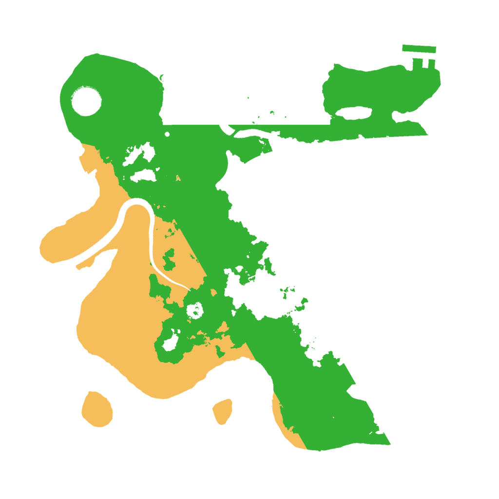 Biome Rust Map: Procedural Map, Size: 3000, Seed: 679199649