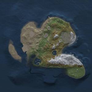 Thumbnail Rust Map: Procedural Map, Size: 2000, Seed: 512, 5 Monuments